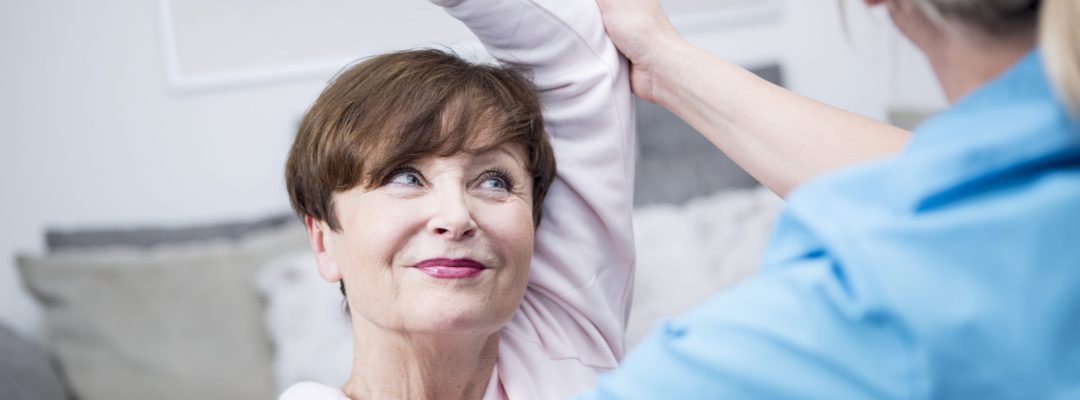 Physiotherapy with patient